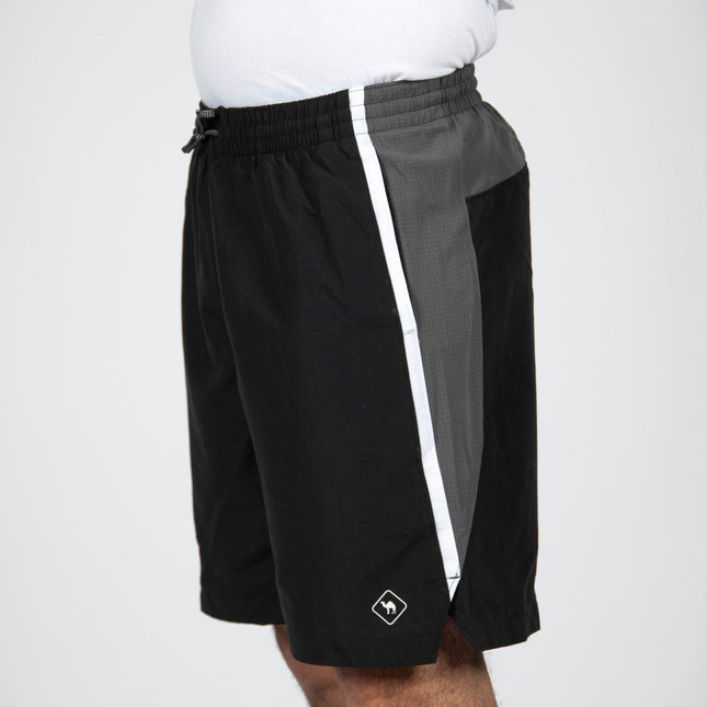 BLACK - GREY | Men's Swimming Short - Men's Swimming Shorts - Jobedu Jordan