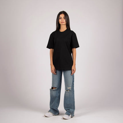 Black | Premium Super Basic Cut T-Shirt - SuperBasic Premium Cut T-Shirt - Unisex - Jobedu Jordan