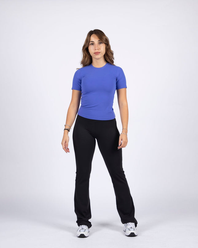 Blue | Women's Soft Knit Tshirt - Women's Soft Knit Tshirt - Jobedu Jordan
