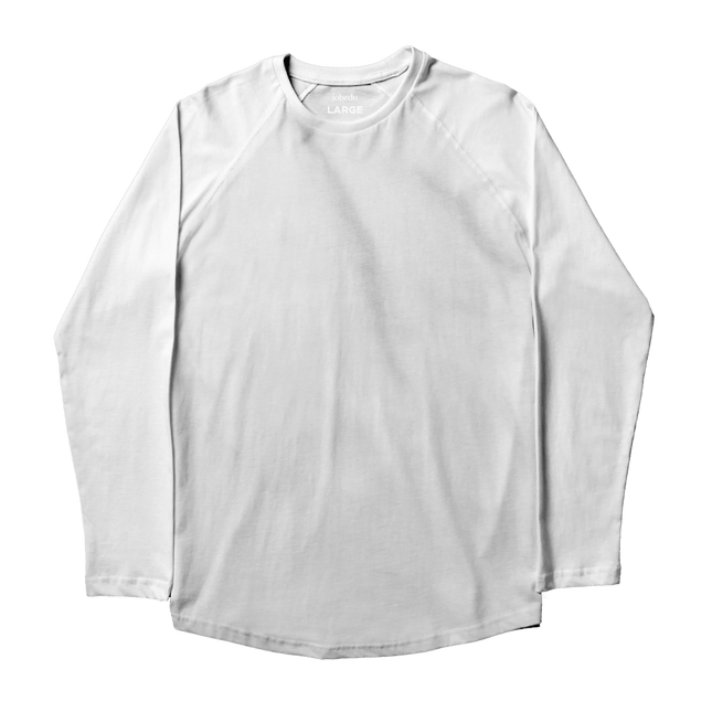 Bright White | Basic Premium T-shirt Unisex Longsleeve - Basic Premium T-shirt Unisex Longsleeve - Jobedu Jordan