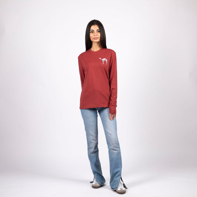 Camel Join The tribe | Adult Graphic Longsleeve Tshirt - Adult Graphic Longsleeve Tshirt - Jobedu Jordan