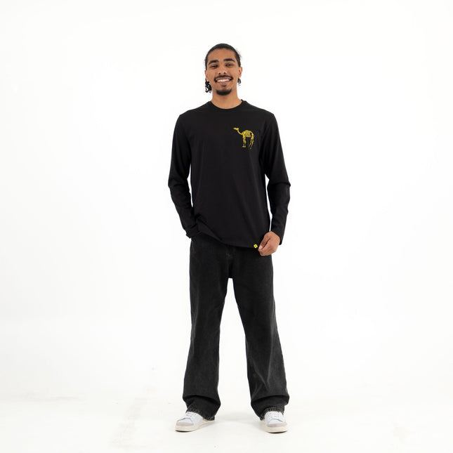 Camel Join The Tribe | Premium T-shirt Unisex Longsleeve Basic Cut - Premium T-shirt Unisex Longsleeve Basic Cut - Jobedu Jordan