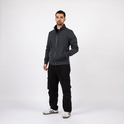 Charcoal | Unisex Superbasic Trainer Jacket - Unisex Superbasic Trainer Jacket - Jobedu Jordan