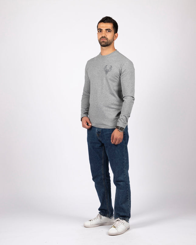 deer | Adult Graphic Longsleeve Tshirt - Adult Graphic Longsleeve Tshirt - Jobedu Jordan