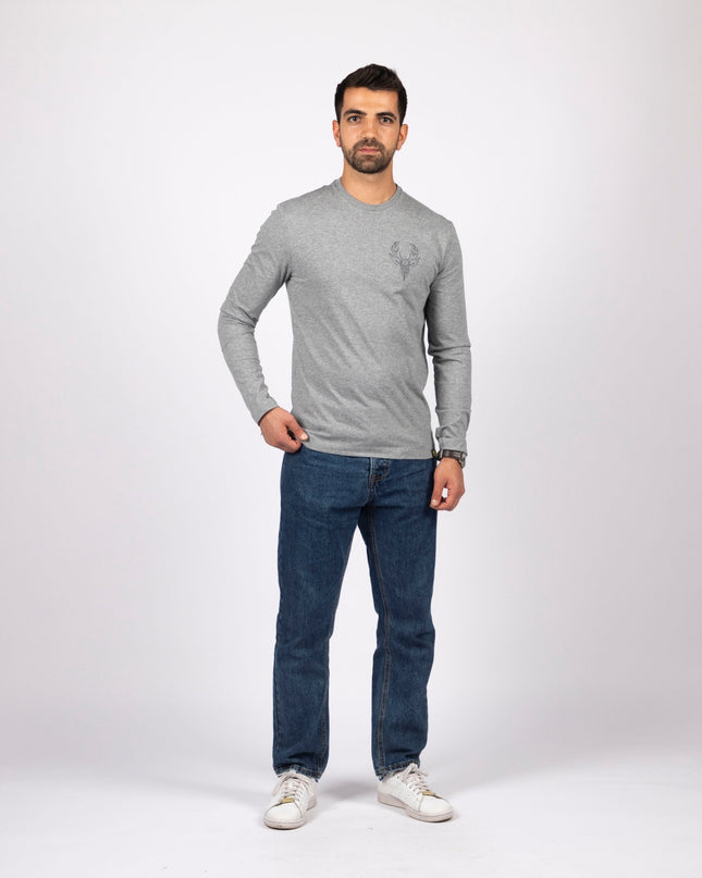 deer | Adult Graphic Longsleeve Tshirt - Adult Graphic Longsleeve Tshirt - Jobedu Jordan
