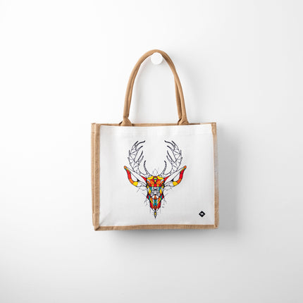 Deer | Jute Bag - Accessories - Jute Bags - Jobedu Jordan