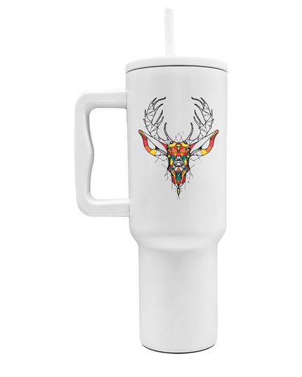 Deer | Premium Straw Water Bottle - Accessories - Premium Straw Water Bottle - Jobedu Jordan