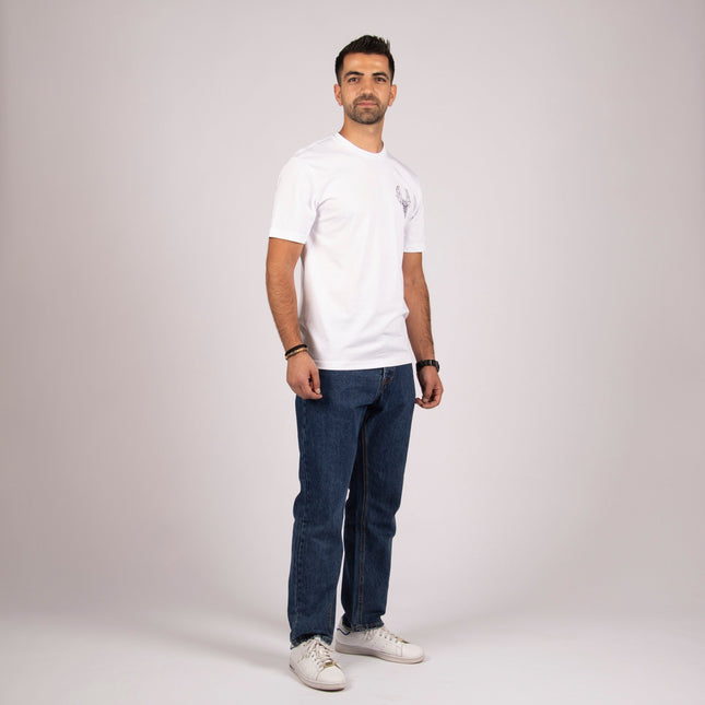 Deer | Premium SuperBasic Ghraphic T-Shirt - Premium Super Basic Cut T-Shirt - Unisex - Jobedu Jordan