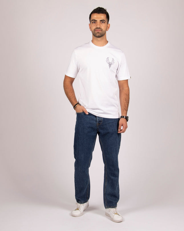 Deer | Premium SuperBasic Ghraphic T-Shirt - Premium Super Basic Cut T-Shirt - Unisex - Jobedu Jordan