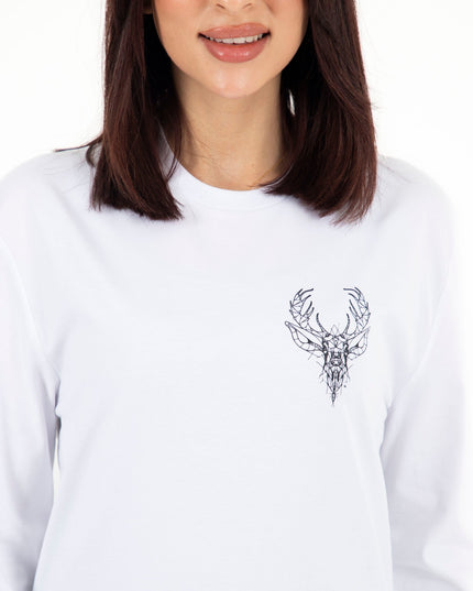 Deer | Premium T-shirt Unisex Longsleeve Basic Cut - Premium T-shirt Unisex Longsleeve Basic Cut - Jobedu Jordan