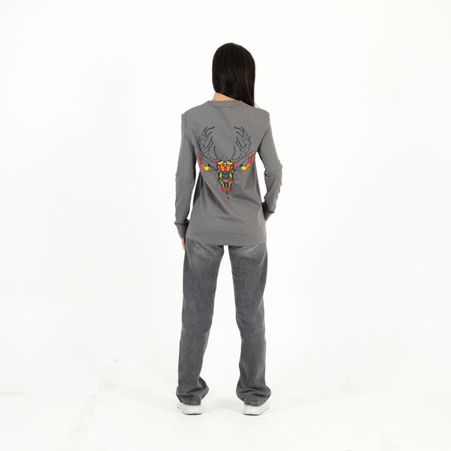 Deer | Premium T-shirt Unisex Longsleeve Basic Cut - Premium T-shirt Unisex Longsleeve Basic Cut - Jobedu Jordan