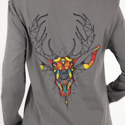 Deer | Premium T-shirt Unisex Longsleeve Basic Cut - Premium T-shirt Unisex Longsleeve Basic Cut - Jobedu Jordan