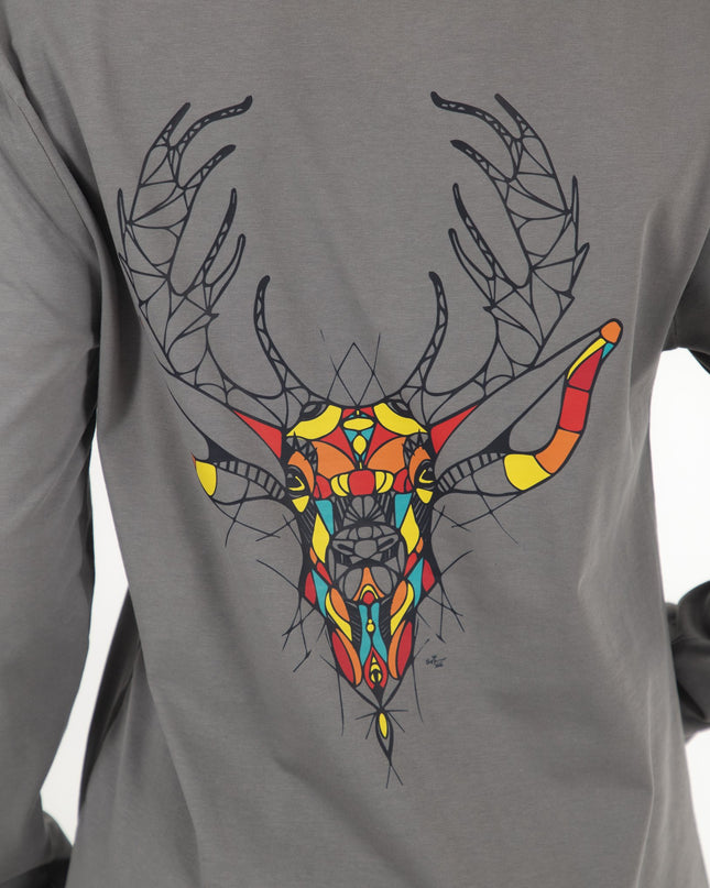 Deer | Premium T-shirt Unisex Longsleeve Basic Cut - Premium T-shirt Unisex Longsleeve Basic Cut - Jobedu Jordan