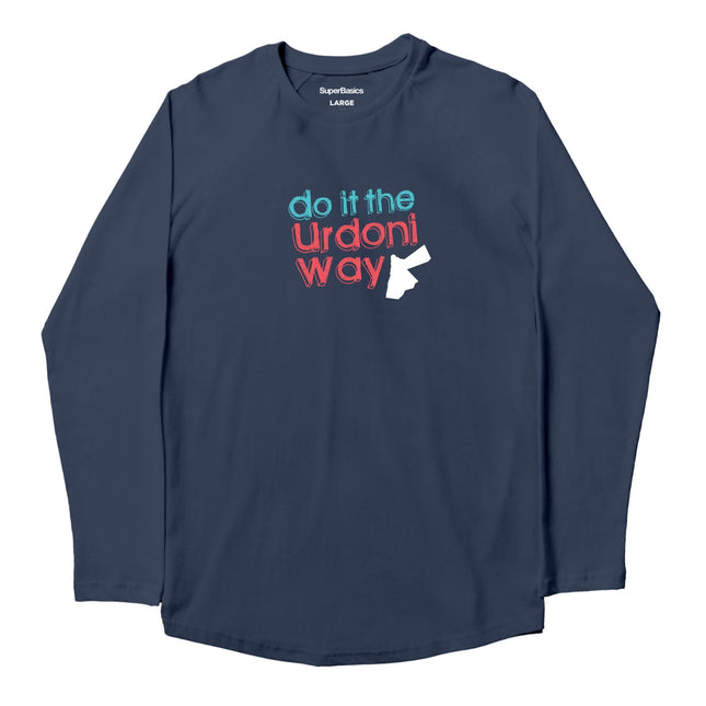 Do It The Urdoni Way | Kids Graphic Longsleeve Tshirt - Kids Graphic Longsleeve Tshirt - Jobedu Jordan