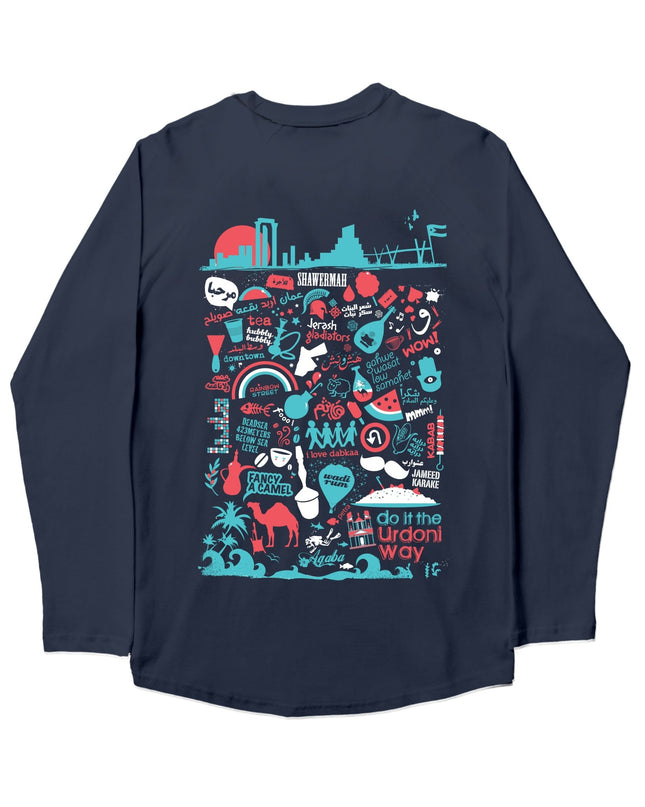Do It The Urdoni Way | Kids Graphic Longsleeve Tshirt - Kids Graphic Longsleeve Tshirt - Jobedu Jordan