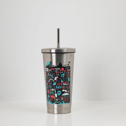Do It The Urdoni Way | Premium Stainless Steel Straw Water Bottle - Accessories - Premium Stainless Steel Straw Water Bottle - Jobedu Jordan