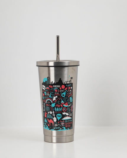 Do It The Urdoni Way | Premium Stainless Steel Straw Water Bottle - Accessories - Premium Stainless Steel Straw Water Bottle - Jobedu Jordan