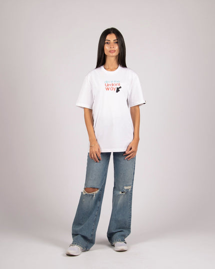Do It The Urdoni Way | Premium SuperBasic Ghraphic T-Shirt - Premium Super Basic Cut T-Shirt - Unisex - Jobedu Jordan