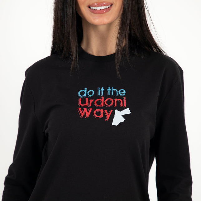 Do It The Urdoni Way | Premium T-shirt Unisex Longsleeve Basic Cut - Premium T-shirt Unisex Longsleeve Basic Cut - Jobedu Jordan