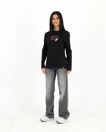 Do It The Urdoni Way | Premium T-shirt Unisex Longsleeve Basic Cut - Premium T-shirt Unisex Longsleeve Basic Cut - Jobedu Jordan
