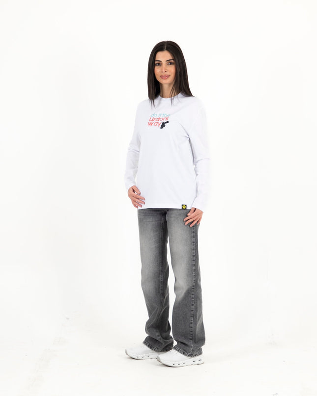 Do It The Urdoni Way | Premium T-shirt Unisex Longsleeve Basic Cut - Premium T-shirt Unisex Longsleeve Basic Cut - Jobedu Jordan