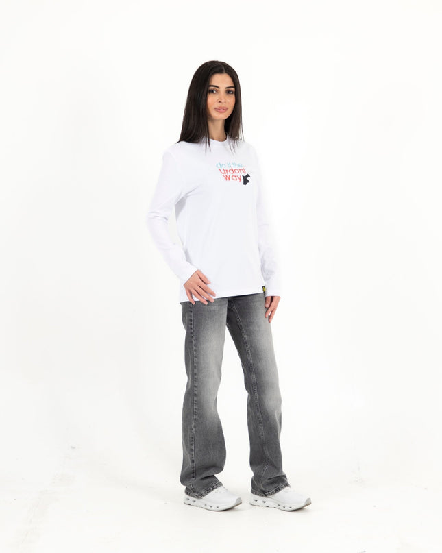 Do It The Urdoni Way | Premium T-shirt Unisex Longsleeve Basic Cut - Premium T-shirt Unisex Longsleeve Basic Cut - Jobedu Jordan
