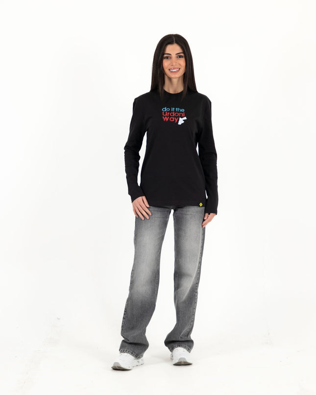 Do It The Urdoni Way | Premium T-shirt Unisex Longsleeve Basic Cut - Premium T-shirt Unisex Longsleeve Basic Cut - Jobedu Jordan