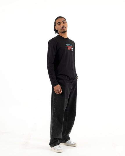 Do It The Urdoni Way | Premium T-shirt Unisex Longsleeve Basic Cut - Premium T-shirt Unisex Longsleeve Basic Cut - Jobedu Jordan