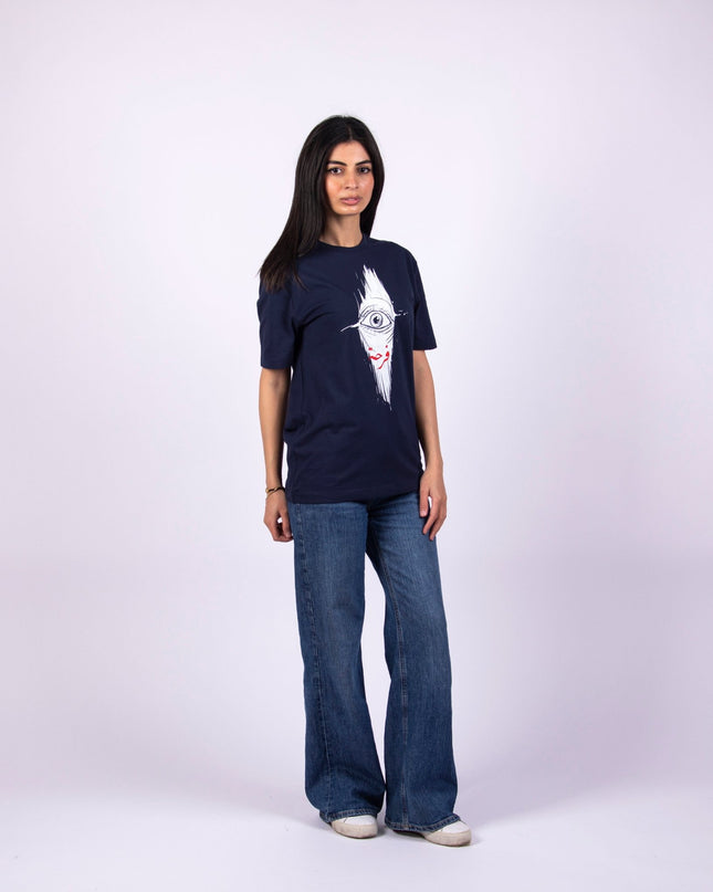 Farha Eye | Basic Cut T-shirt - Graphic T-Shirt - Unisex - Jobedu Jordan
