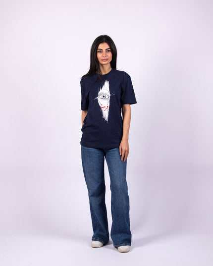Farha Eye | Basic Cut T-shirt - Graphic T-Shirt - Unisex - Jobedu Jordan