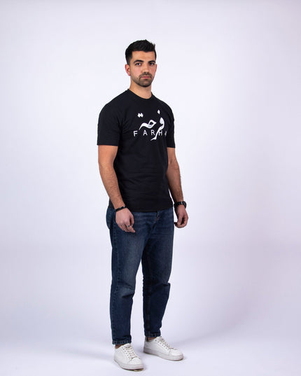 Farha Logo | Basic Cut T-shirt - Graphic T-Shirt - Unisex - Jobedu Jordan