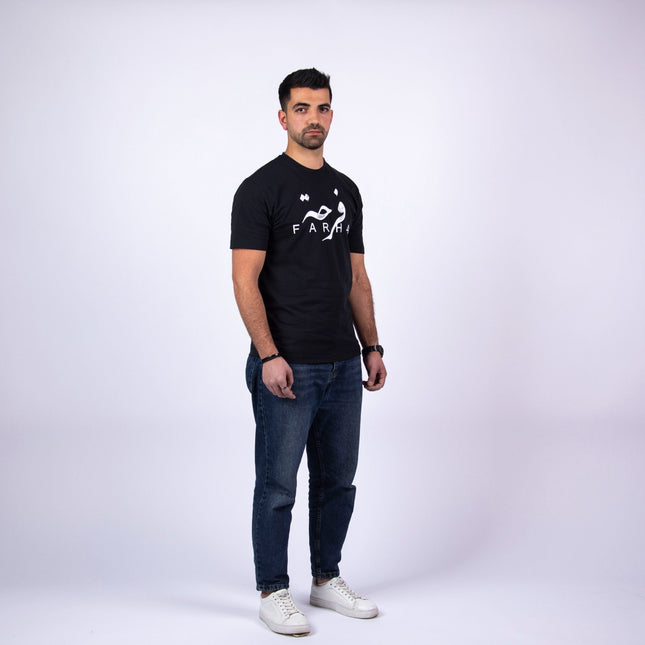 Farha Logo | Basic Cut T-shirt - Graphic T-Shirt - Unisex - Jobedu Jordan