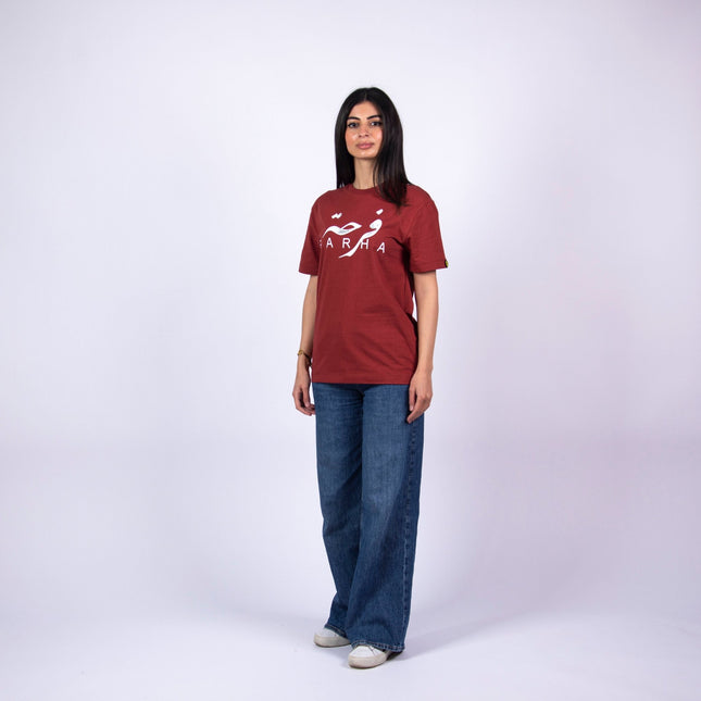 Farha Logo | Basic Cut T-shirt - Graphic T-Shirt - Unisex - Jobedu Jordan