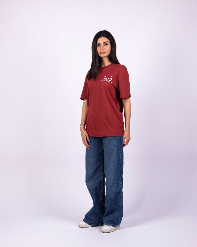 Farha Smada | Basic Cut T-shirt - Graphic T-Shirt - Unisex - Jobedu Jordan