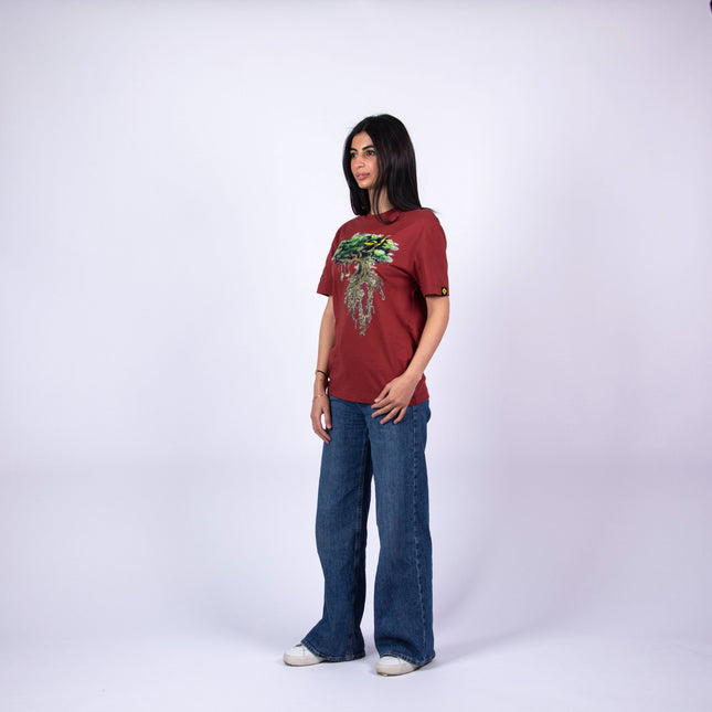 Farha Tree | Basic Cut T-shirt - Graphic T-Shirt - Unisex - Jobedu Jordan