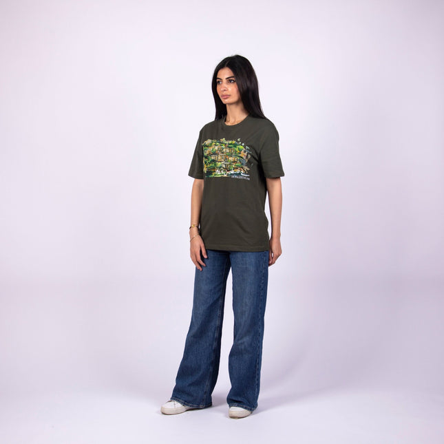 Farha Village | Basic Cut T-shirt - Graphic T-Shirt - Unisex - Jobedu Jordan
