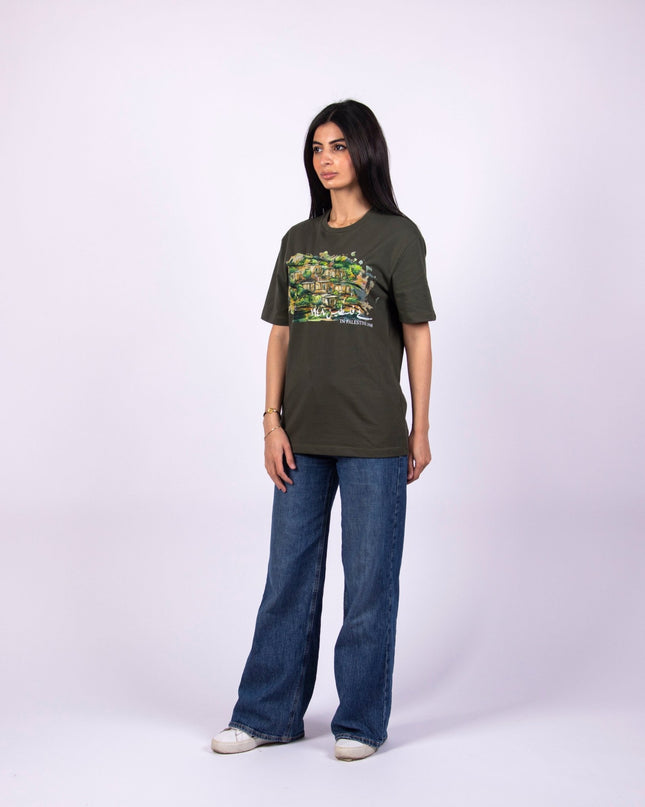 Farha Village | Basic Cut T-shirt - Graphic T-Shirt - Unisex - Jobedu Jordan