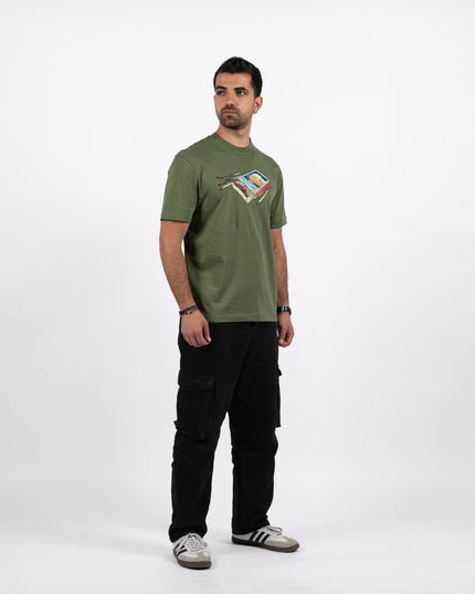 Farha Visit Palestine | Basic Cut T-shirt - Graphic T-Shirt - Unisex - Jobedu Jordan