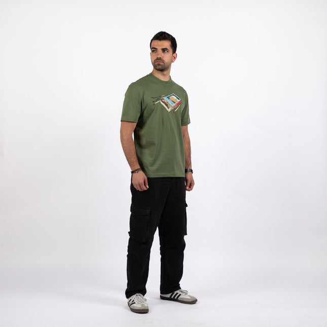 Farha Visit Palestine | Basic Cut T-shirt - Graphic T-Shirt - Unisex - Jobedu Jordan