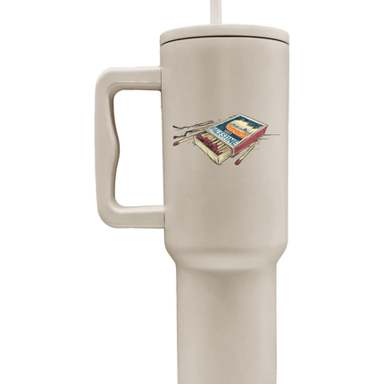 Farha Visit Palestine | Premium Straw Water Bottle - Accessories - Premium Straw Water Bottle - Jobedu Jordan