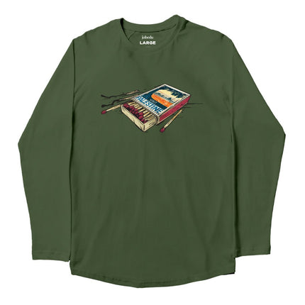 Farha Visit Palestine | Premium T-shirt Unisex Longsleeve Basic Cut - Premium T-shirt Unisex Longsleeve Basic Cut - Jobedu Jordan