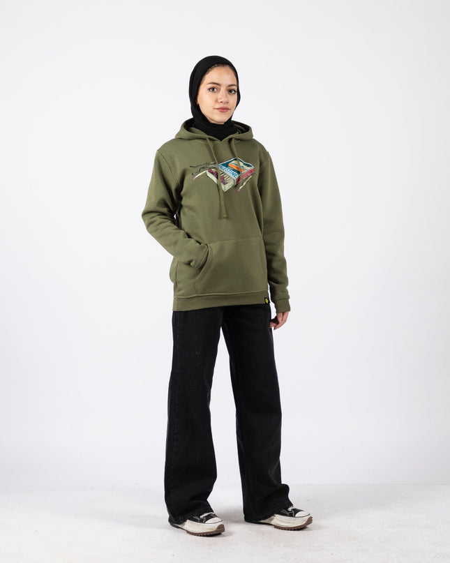 Farha Visit Palestine | Unisex Adult Hoodie - Graphic Hoodie - Unisex - Jobedu Jordan
