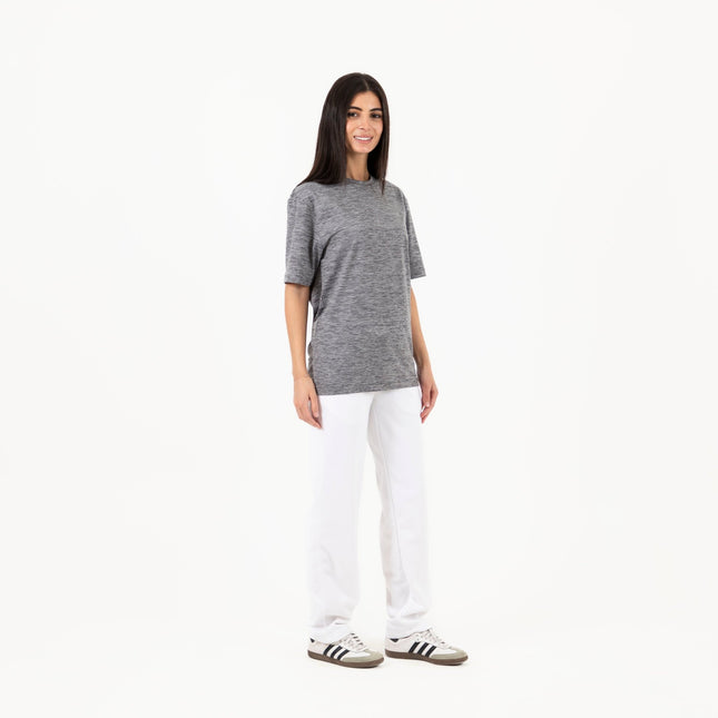 Finess Grey Heather | T-shirt Unisex Self - Rib - T-shirt Unisex Self - Rib - Jobedu Jordan