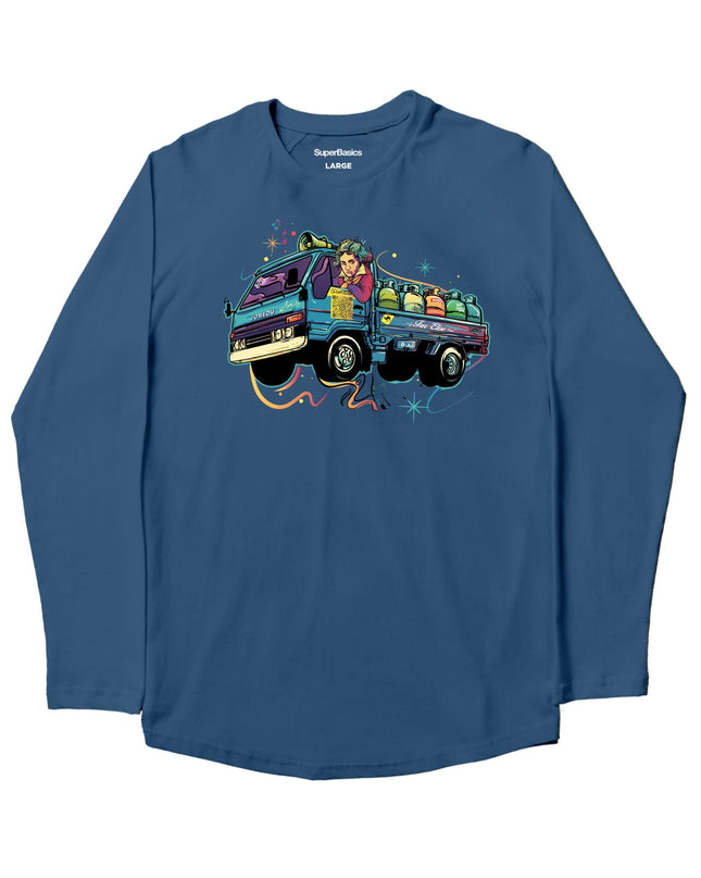 Gaz Truck | Kids Graphic Longsleeve Tshirt - Kids Graphic Longsleeve Tshirt - Jobedu Jordan