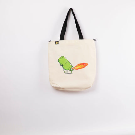 Ghazat | Off White Totebag Hanged - Accessories - OffWhite Totebag Hanged - Jobedu Jordan