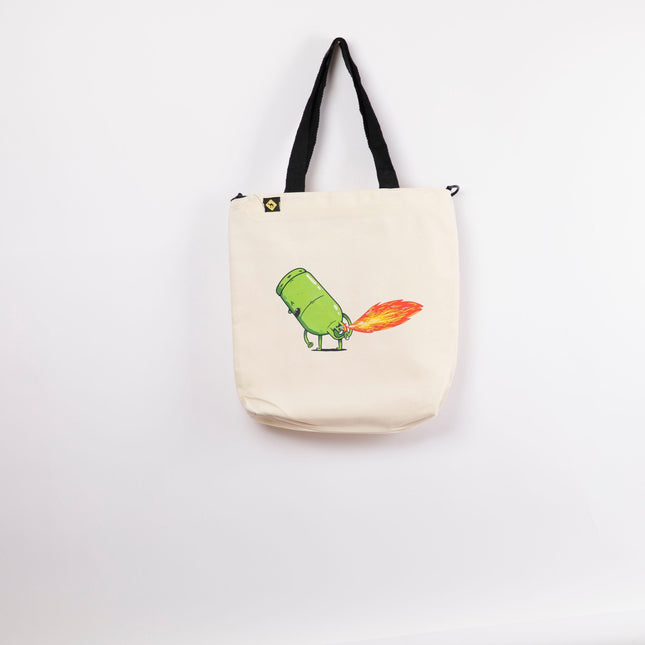 Ghazat | Off White Totebag Hanged - Accessories - OffWhite Totebag Hanged - Jobedu Jordan