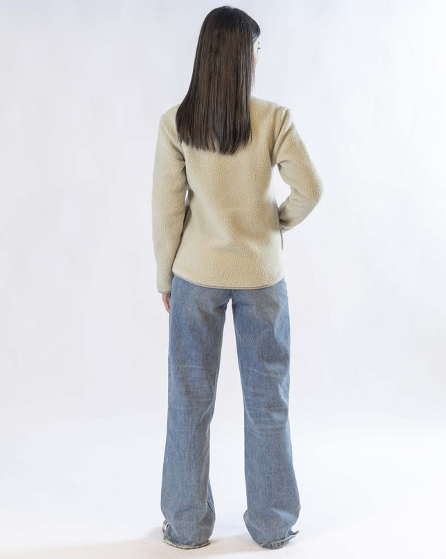 Gray | Women Superbasic Sherpa Jacket - Women Superbasic Sherpa Jacket - Jobedu Jordan