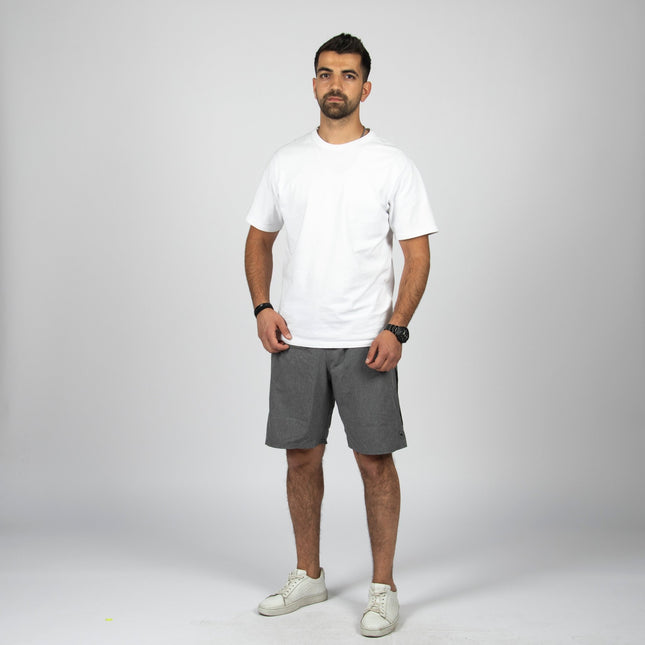 GREY - BLACK | Men's Swimming Short - Men's Swimming Shorts - Jobedu Jordan