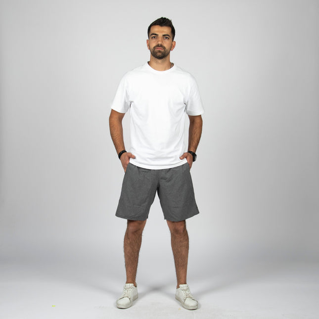 GREY - BLACK | Men's Swimming Short - Men's Swimming Shorts - Jobedu Jordan