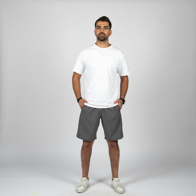 GREY - BLUE | Men's Swimming Short - Men's Swimming Shorts - Jobedu Jordan